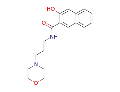 3-hydroxy-naphthalene-2-carboxylic acid 3-morpholin-4-yl-propylamide