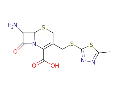 7-amino-3-(5'-methyl-1',3',4'-thiadiazol-2'-ylthiomethyl)cephalosporanic acid