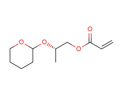 2-(S)-(tetrahydropyranyl)oxypropyl propenoate
